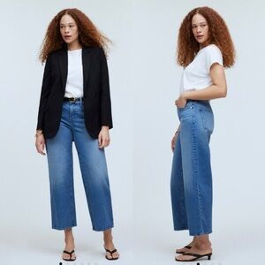 NWT Madewell Perfect Vintage Mid-Rise Wide-Leg Jean | Size 32